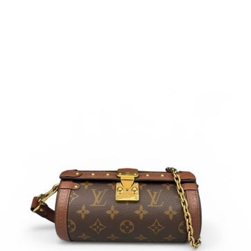 Louis Vuitton Coated Canvas Papillon Trunk Brown