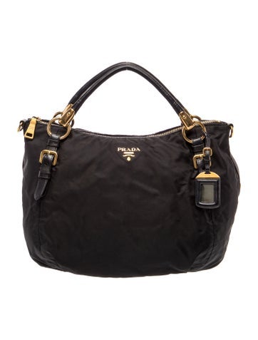 Tessuto Nylon Top Handle Bag