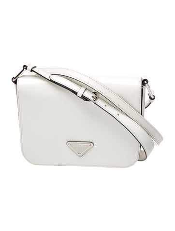 Enameled Metal Triangle Crossbody Bag