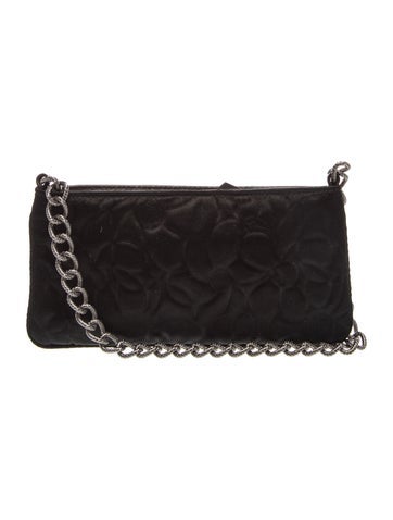 Satin Camellia Pochette