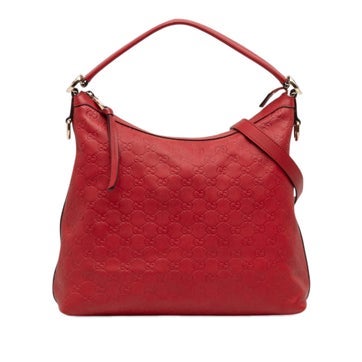 Calf Leather Small Guccissima Miss GG Hobo
