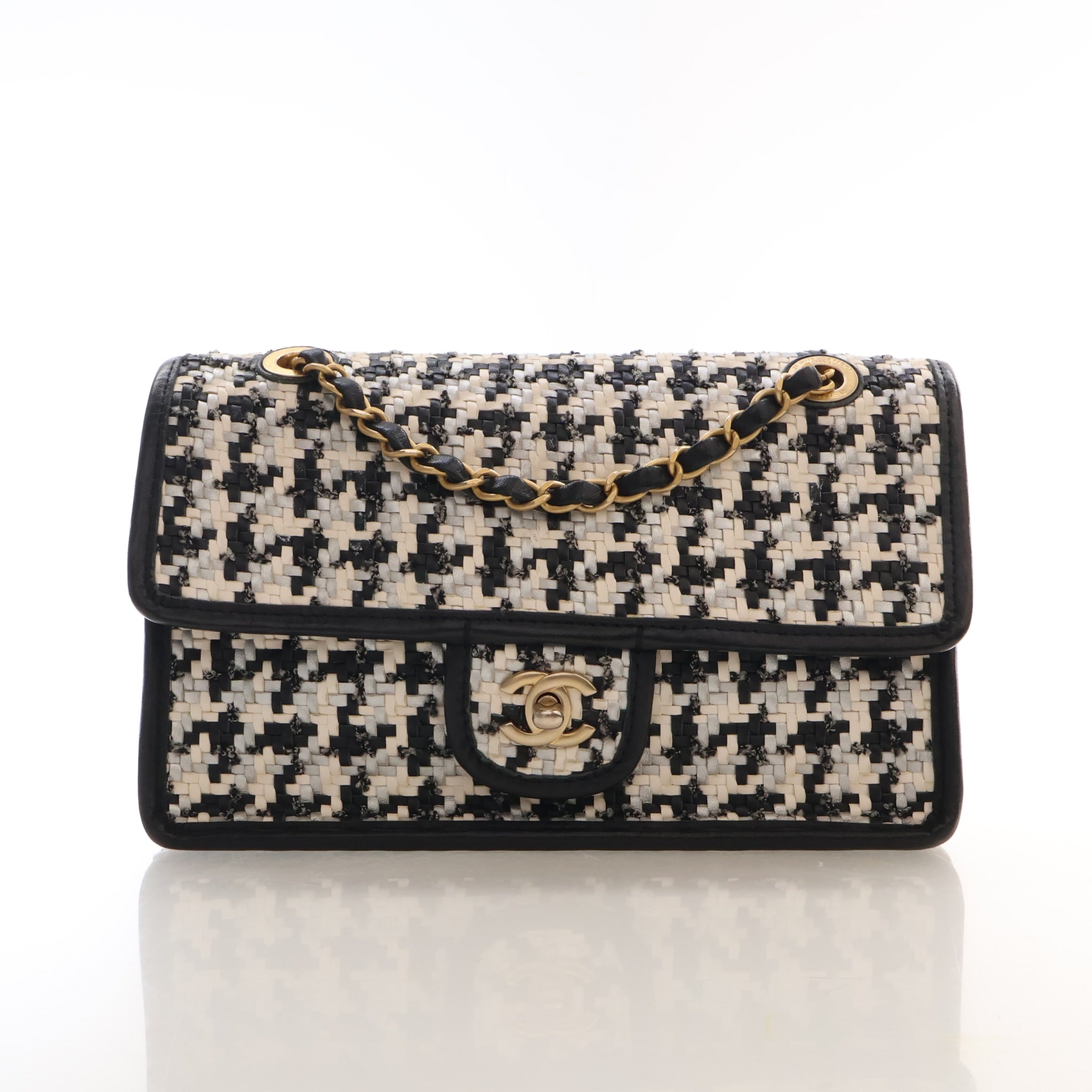 Chanel Medium Mixed Fibers Classic Single Flap Bag