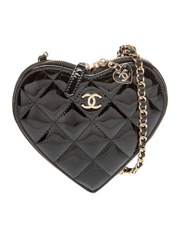 Double Heart Clutch w/ Chain