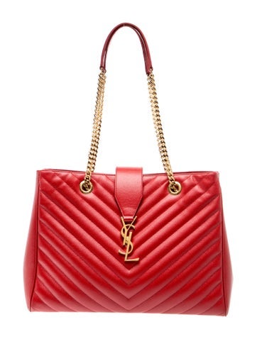 Leather Classic Monogram Matelasse Shopping