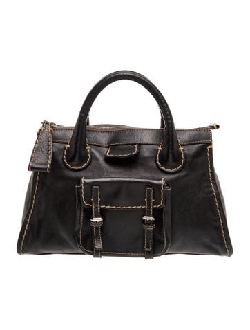 Leather Top Handle Bag Medium