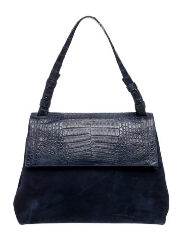 Nancy Gonzalez Suede Shoulder Bag