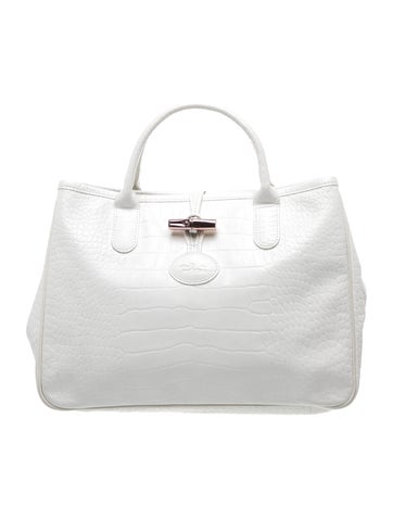 Embossed Leather Tote