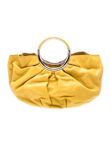 Leather Top Handle Bag