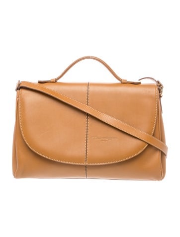 Leather Top Handle Bag