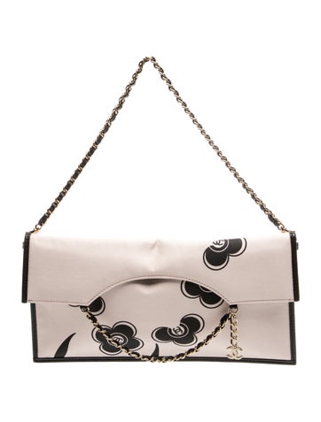 Vintage Camellia Envelope Clutch
