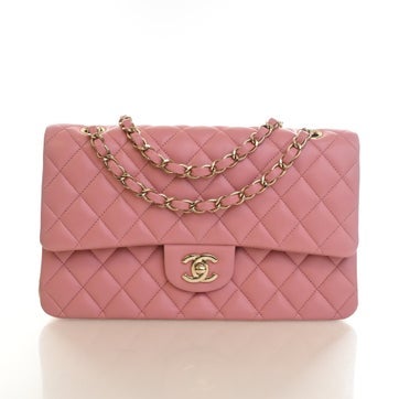 Lambskin Classic Double Flap Bag Medium