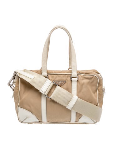 Tessuto Nylon Top Handle Bag