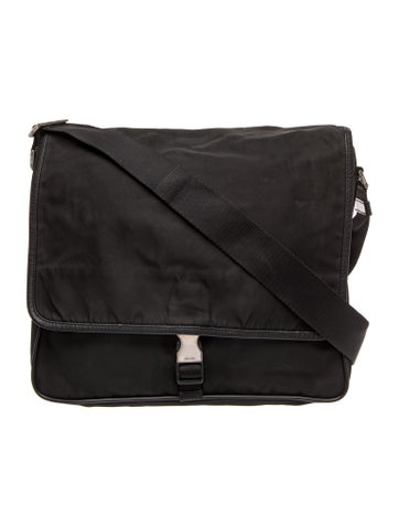Tessuto Nylon Messenger Bag