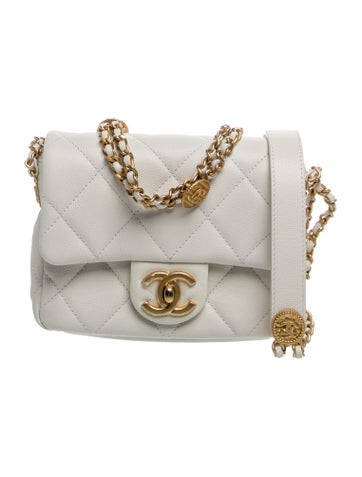 Twist Your Buttons Flap Bag