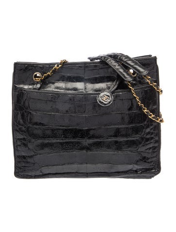 Crocodile Chain Tote