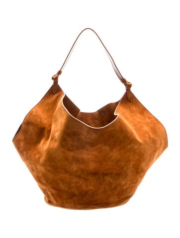 Suede The Lotus Tote Medium