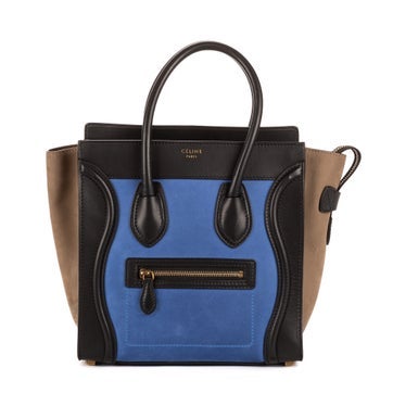 Leather Micro Lugagge Tri-color