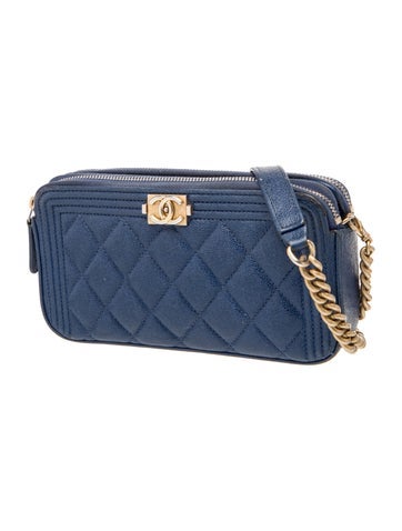 Boy Double Zip Wallet On Chain