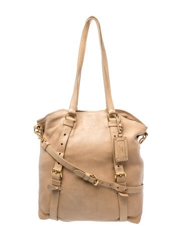 Cervo Leather Bandoliera Folding Tote