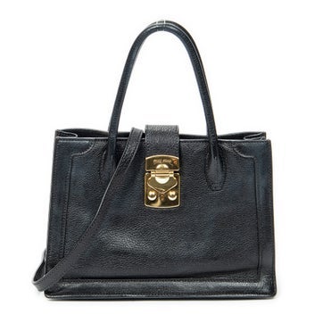 Leather Pusk Lock Top Handle