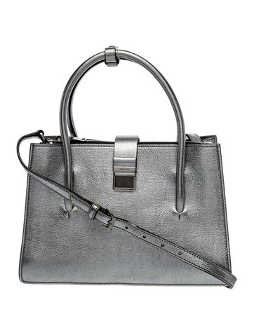 Leather Top Handle Bag