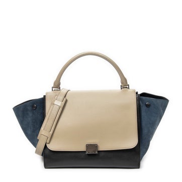 Leather Medium Tricolor Trapeze
