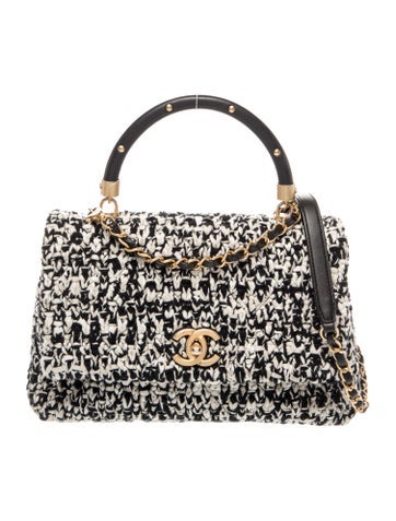 Small Crochet Coco Handle Bag