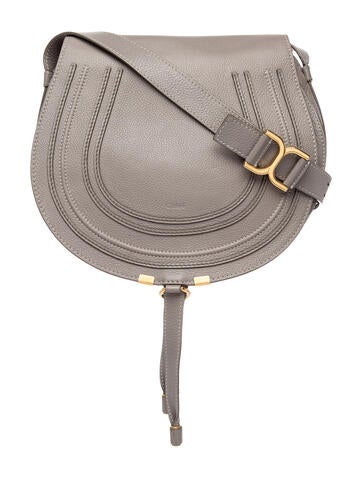 Leather Marcie Saddle Crossbody bag Medium