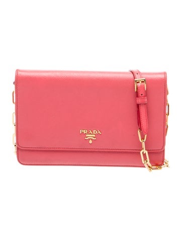Saffiano Lux Leather Messenger Bag