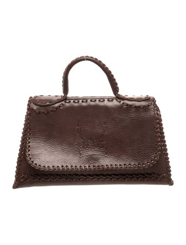 Leather Top Handle Bag