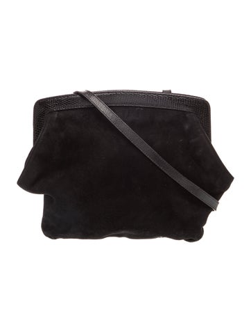 Suede Top Handle Bag