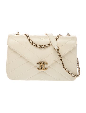 Chevron Coco Envelope Flap Bag