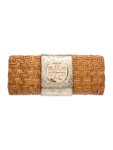 Raffia Clutch