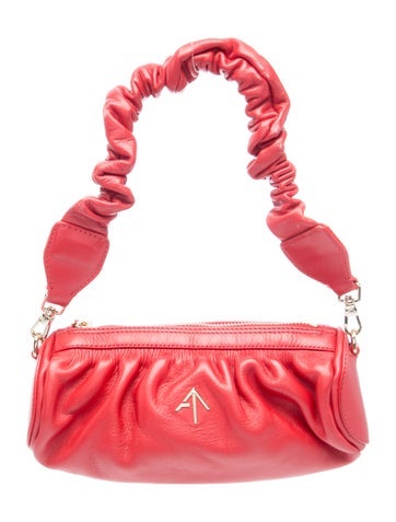 Manu Atelier Leather Top Handle Bag