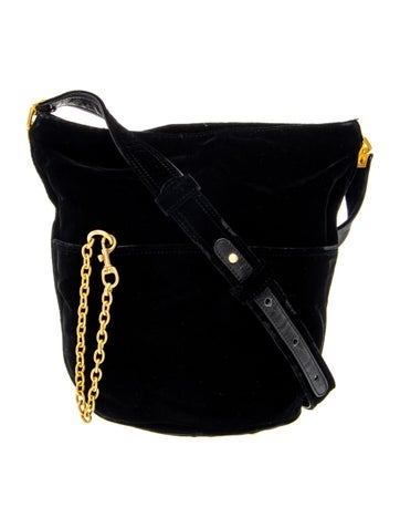 Velvet Bucket Bag