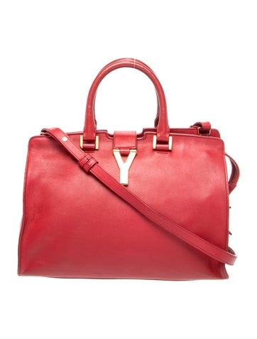 Leather Y Cabas Small