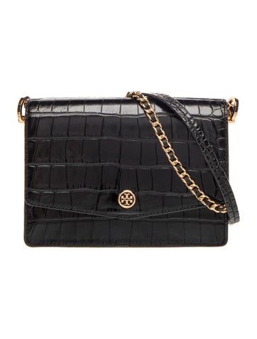 Embossed Leather Shoulder Bag