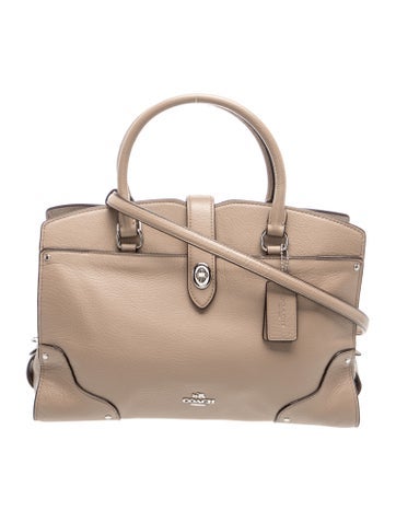 Leather Top Handle Bag