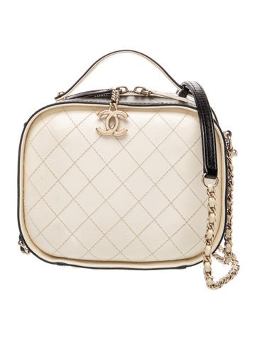 Quilted Leather Vanity Case