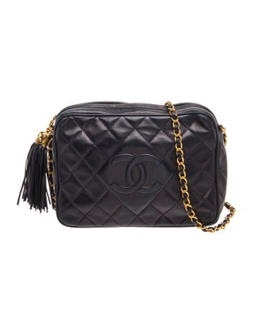 Quilted Tassel Camera Bag