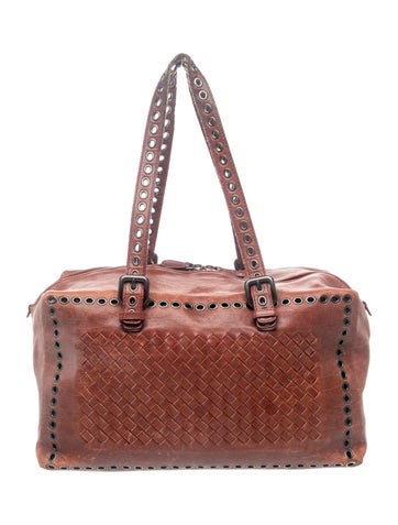 Intrecciato Vintage Shoulder Bag Medium