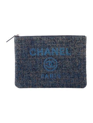 Tweed Deauville Medium O-Case Zip Pouch