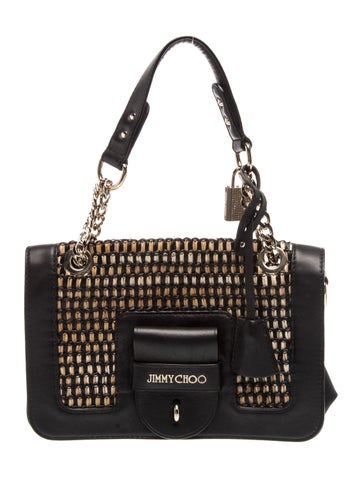 Raffia Top Handle Bag