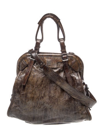 Leather Top Handle Bag