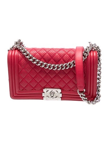 Medium Perforated Boy Bag