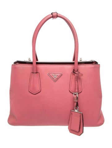 Saffiano Leather Twin Large