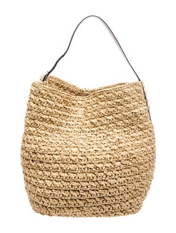 Raffia Toteme Belted Paper Medium