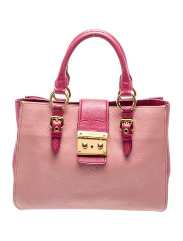 Leather Top Handle Bag