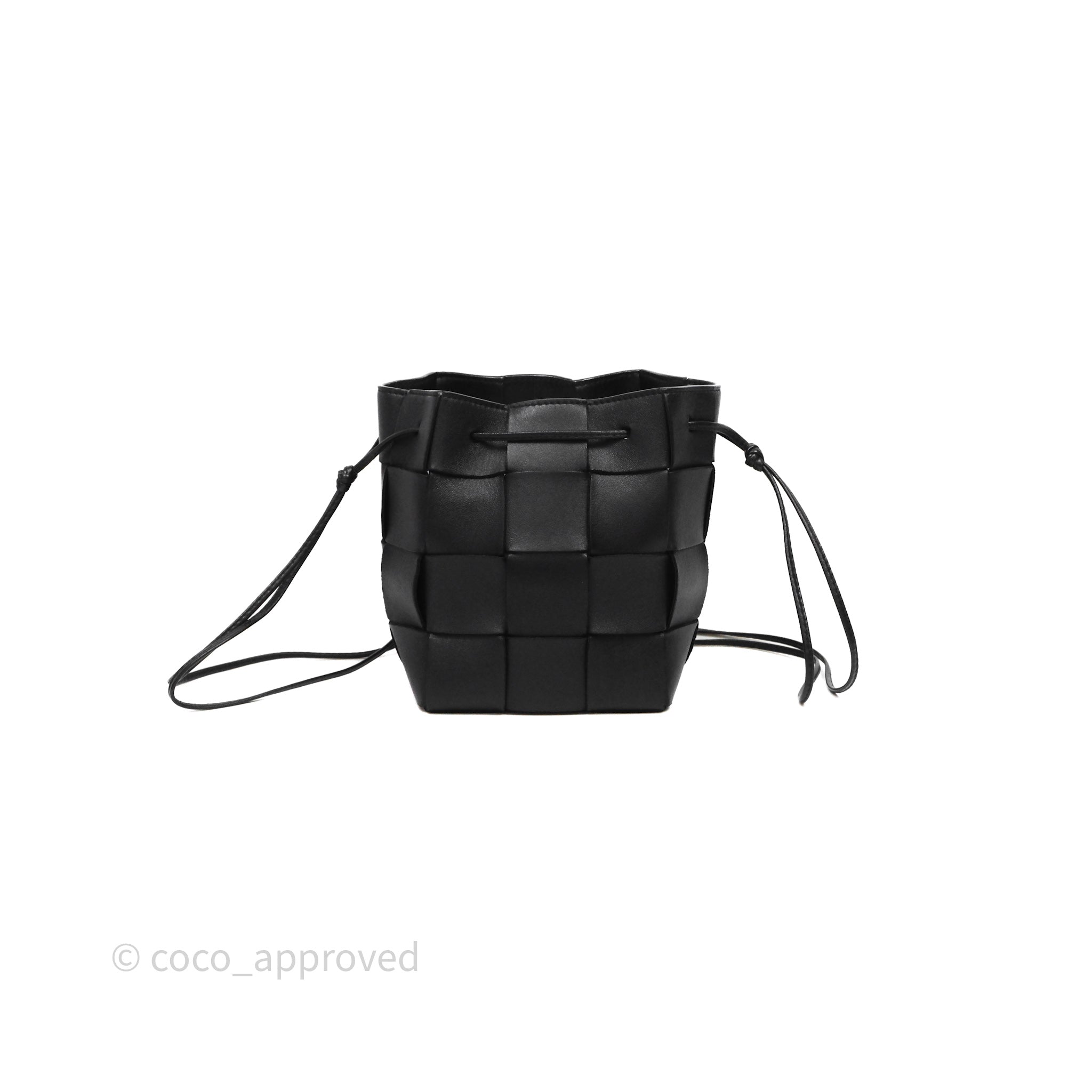 Fendi Nappa Mini Peekaboo Bag Black
