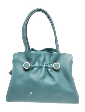 Leather Twist Tote